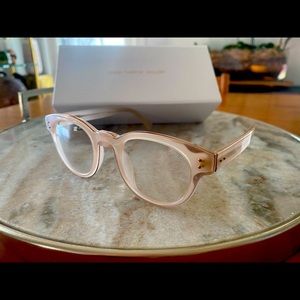 Linda Farrow soft pink frames